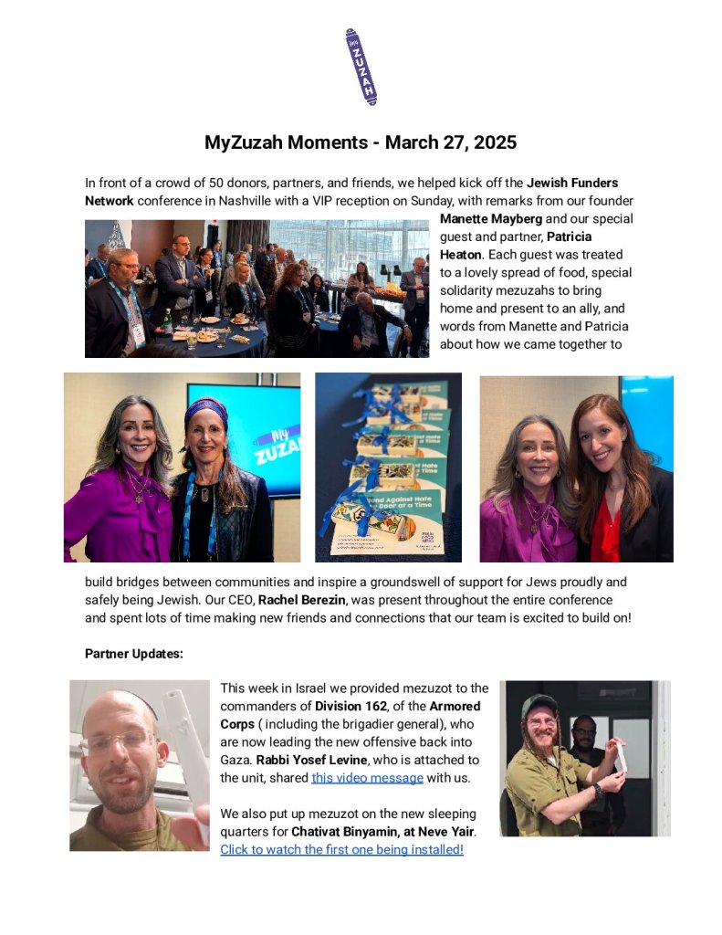 thumbnail of MyZuzah Moments – March 27, 2025